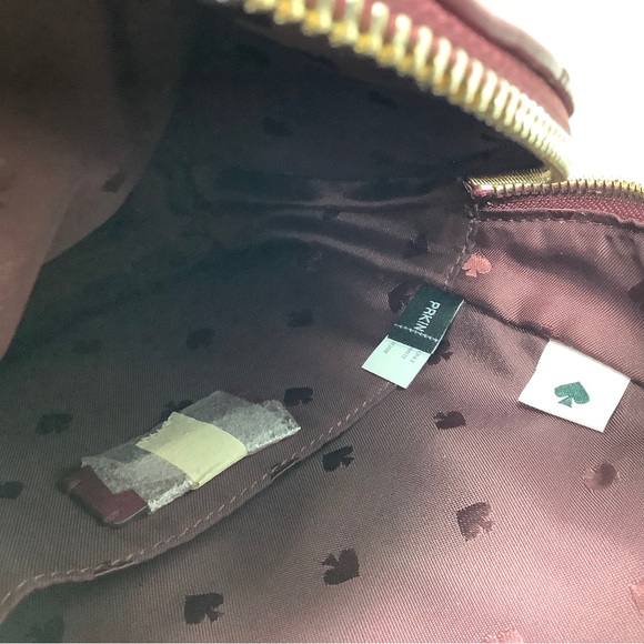 Kate Spade Natalia Mini Convertible Backpack Blackberry Preserves - Picture 14 of 14